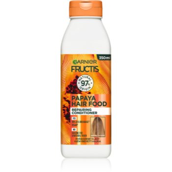 Garnier Fructis Papaya Hair Food balsam regenerator pentru par deteriorat - imagine 2